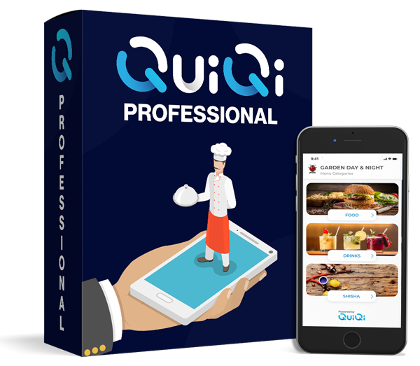 QuiQi Professional - Customer on-site ordering via eMenu